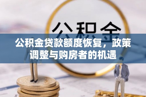 长滨公积金贷款额度恢复，政策调整与购房者的机遇