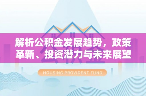 长滨解析公积金发展趋势，政策革新、投资潜力与未来展望
